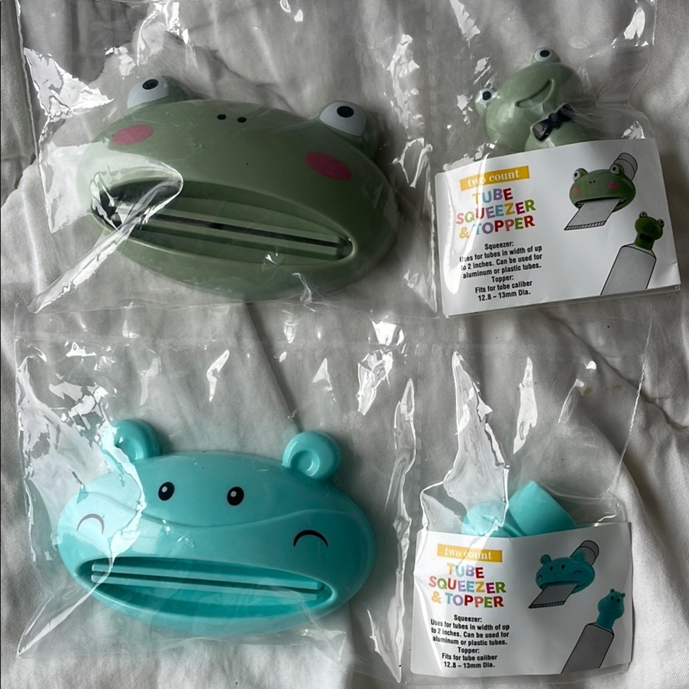 Two new tube squeeze and toppers‎